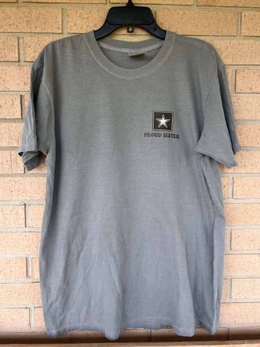 Proud sister in my army sister era tee