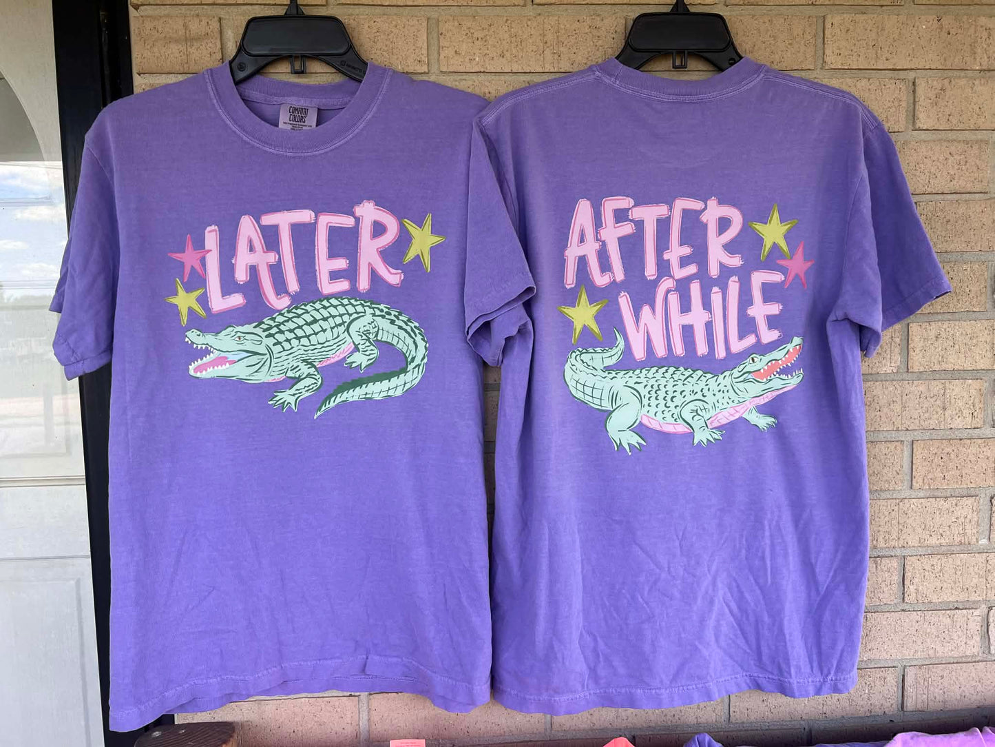 Later Gator, After While Crocodile tee
