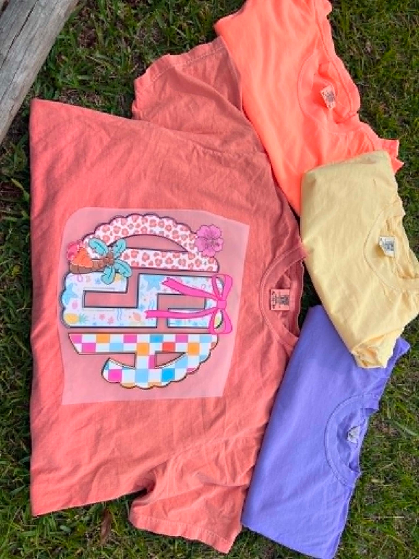 Summer initial tees