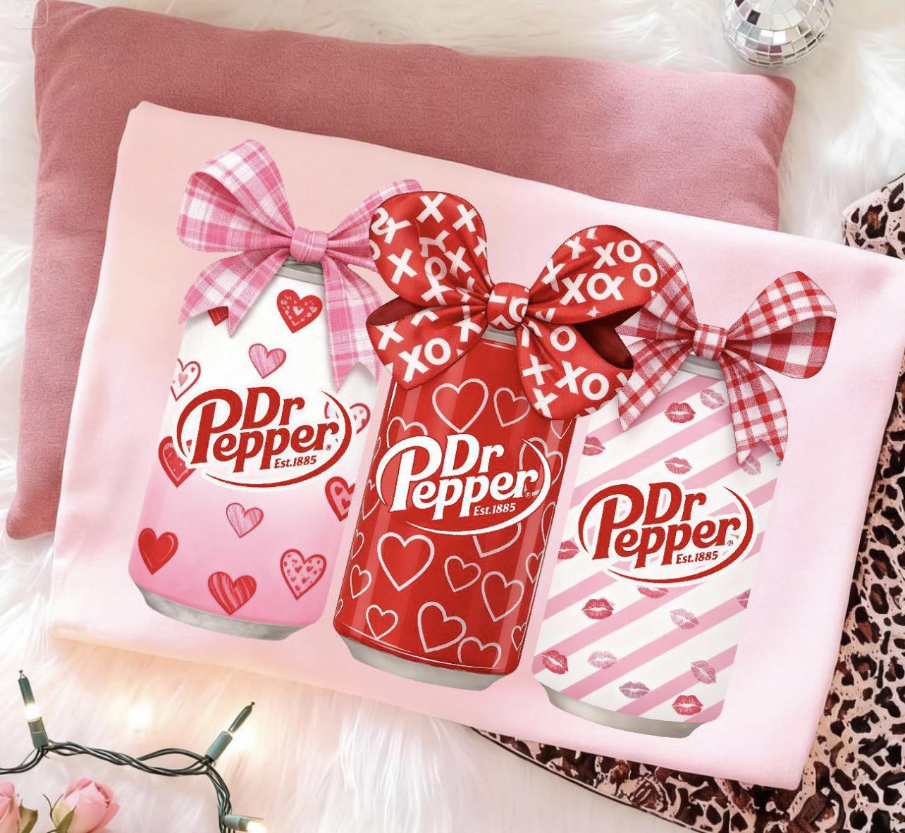 Valentines Dr Pepper tee