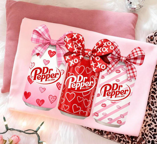 Valentines Dr Pepper tee