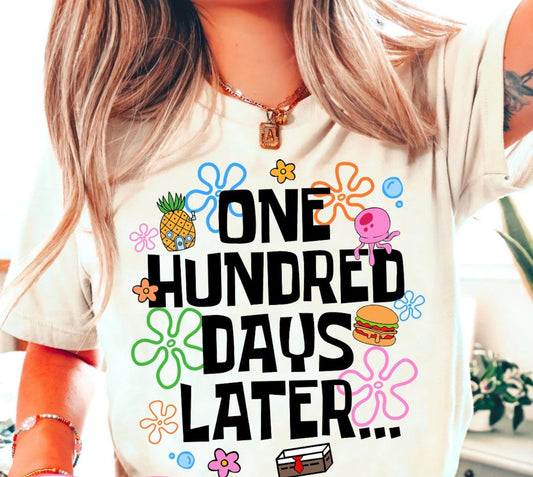 100 days later tee