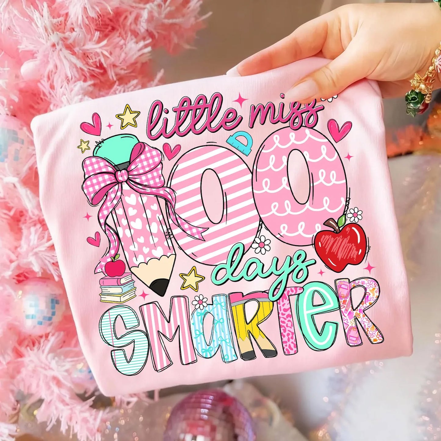 little miss 100 days smarter tee