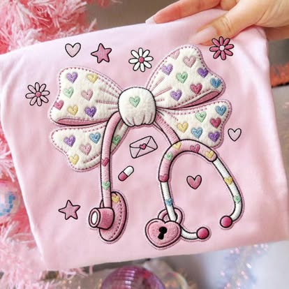 Valentines stethoscope tee