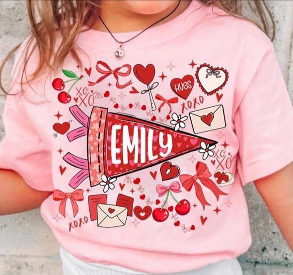 Custom name flag tee