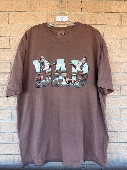 dad duck hunting tee
