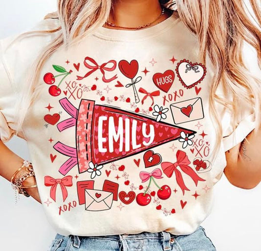 Custom name flag tee