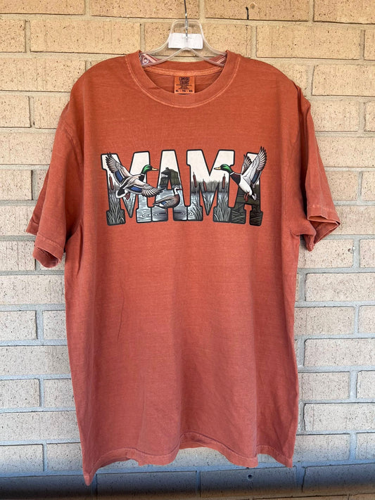 mama duck hunting tee