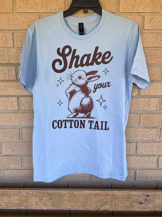 Shake your cotton tail bunny tee