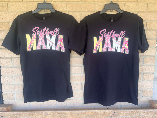 softball Mama tee