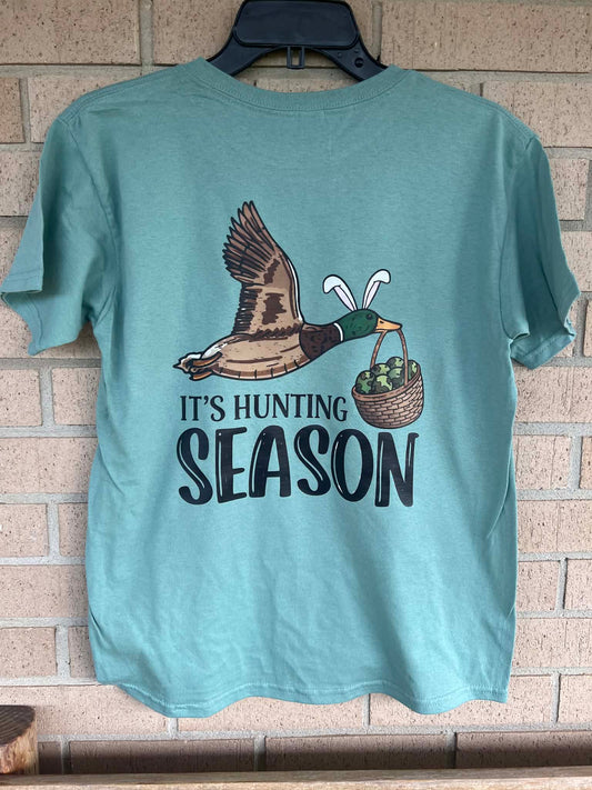 It's hunting season easter duck hunting tee