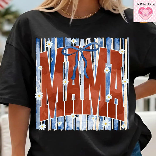 Patriotic mama tee