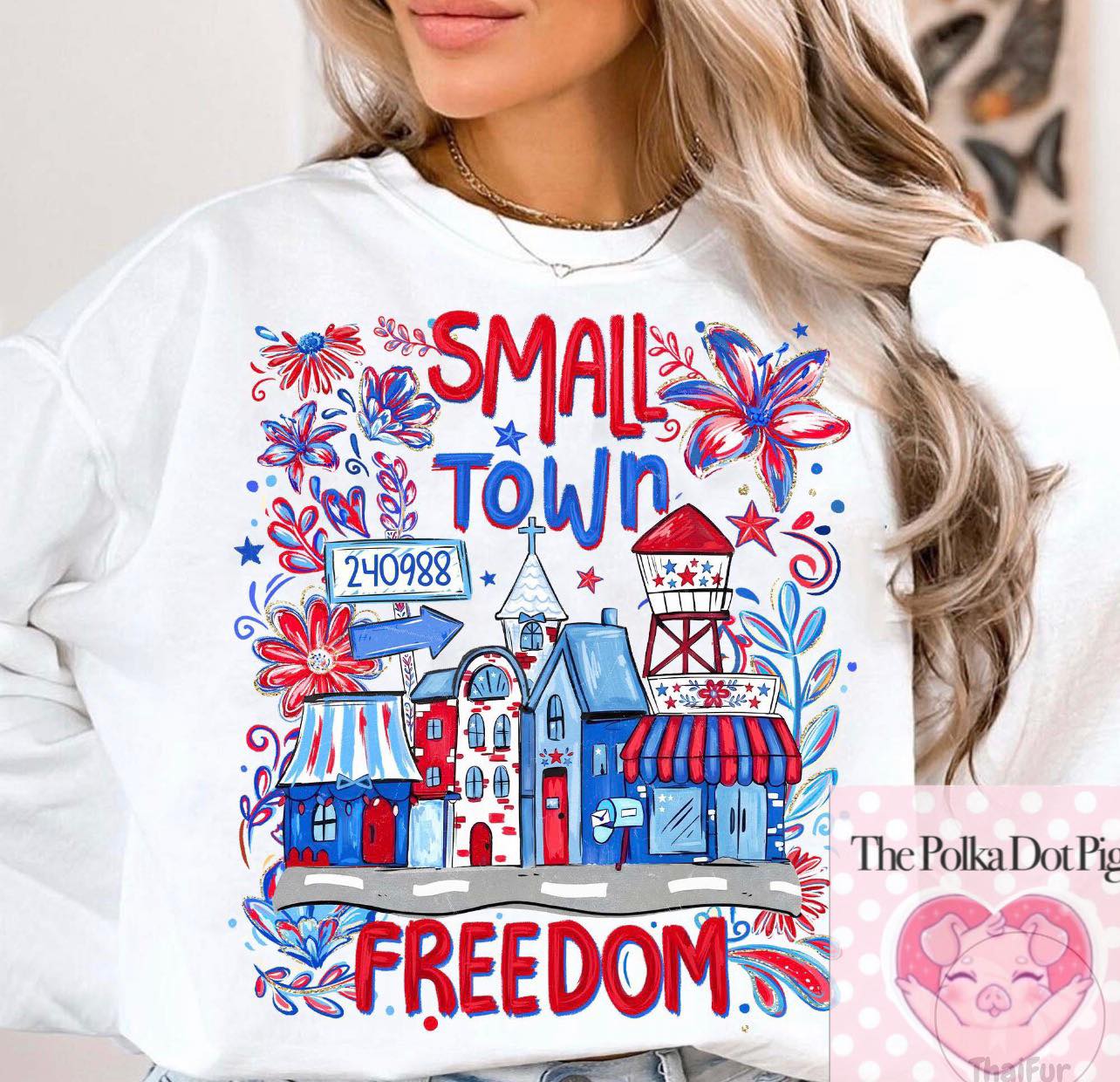 Small town freedom tees