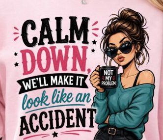 Calm Down We'll Make It Look Like An Accident tee