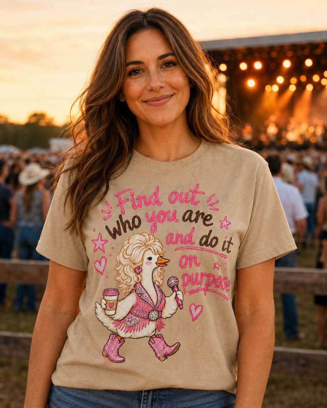 Find out who you are and do it on purpose tee
