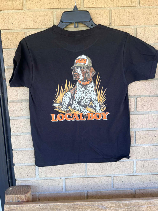 Bird dog with trucker hat tee