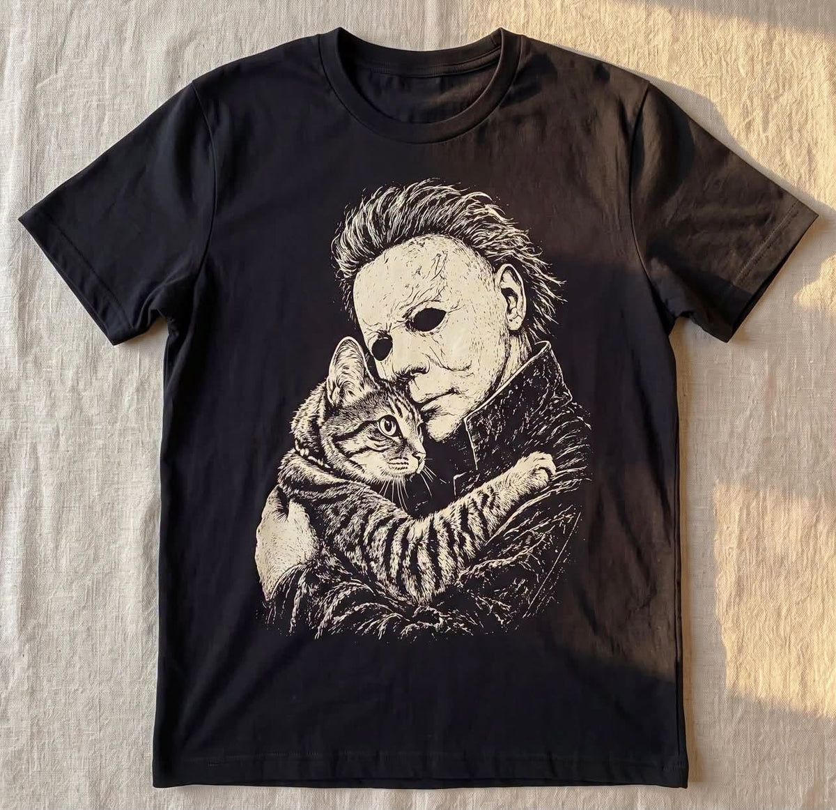 Michael Myers cat tee