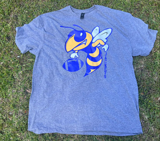 Jeff Davis yellow jackets football tee
