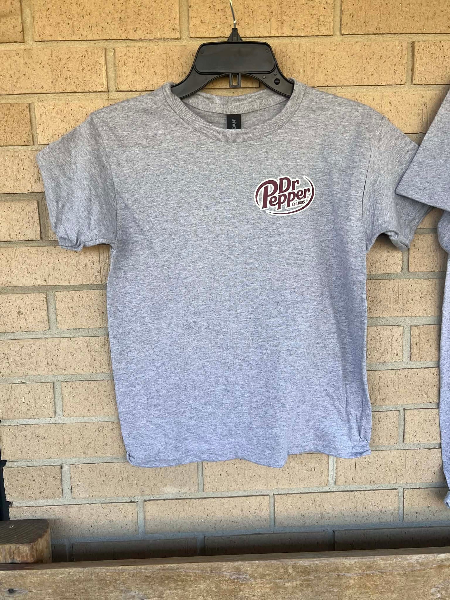 Dr pepper golden retriever with bow tee