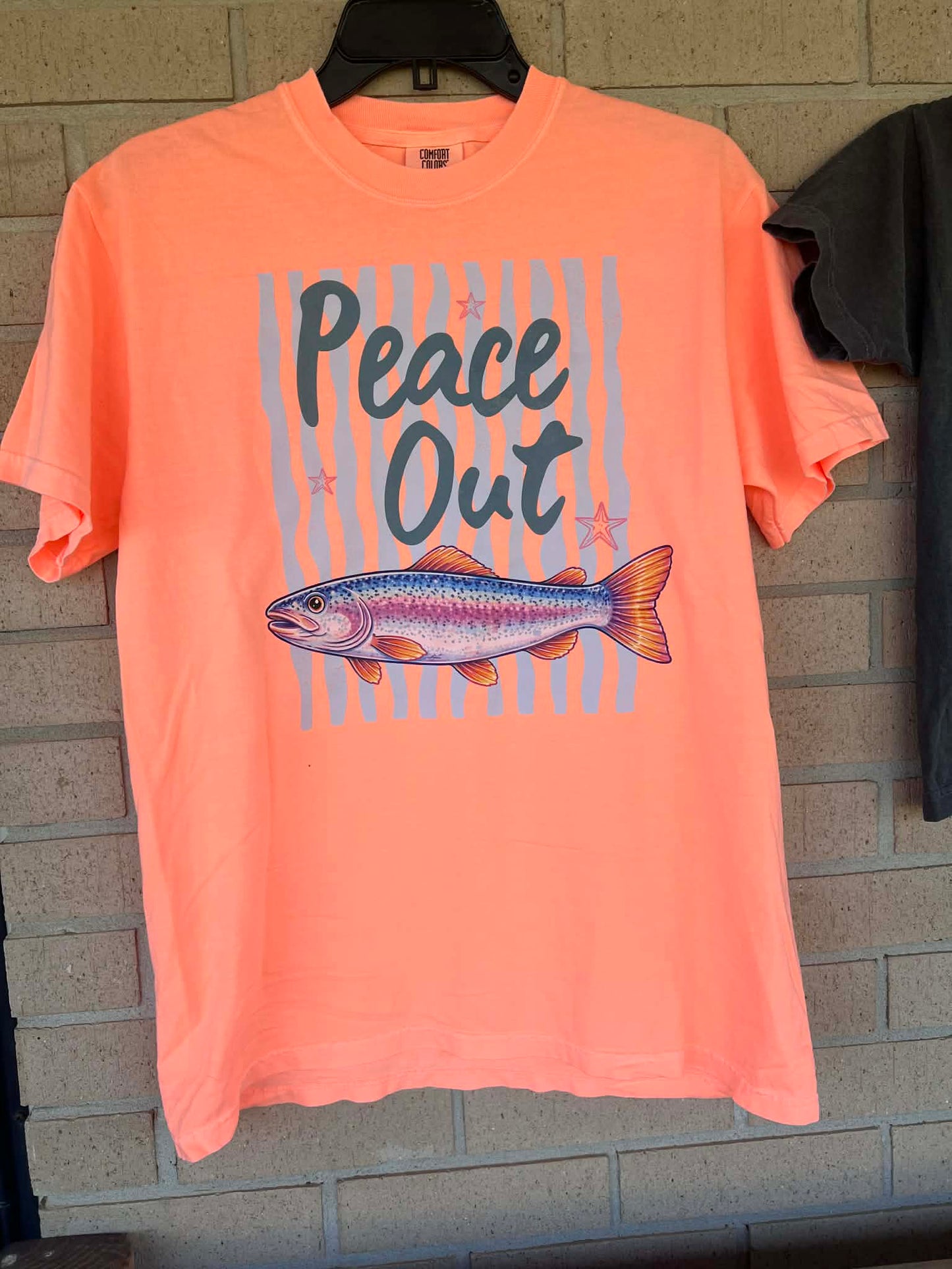 Peace out trout tee