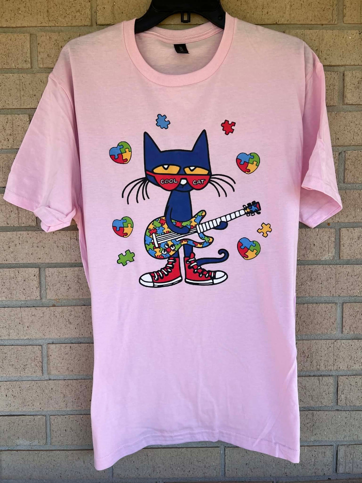 Pete the cat autism awareness tee