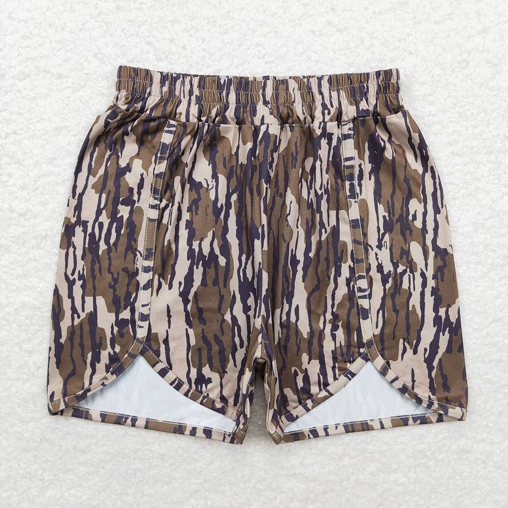 Mommy and Me Baby Girls Green Camo Bottomland Summer Shorts Bottoms: Women L