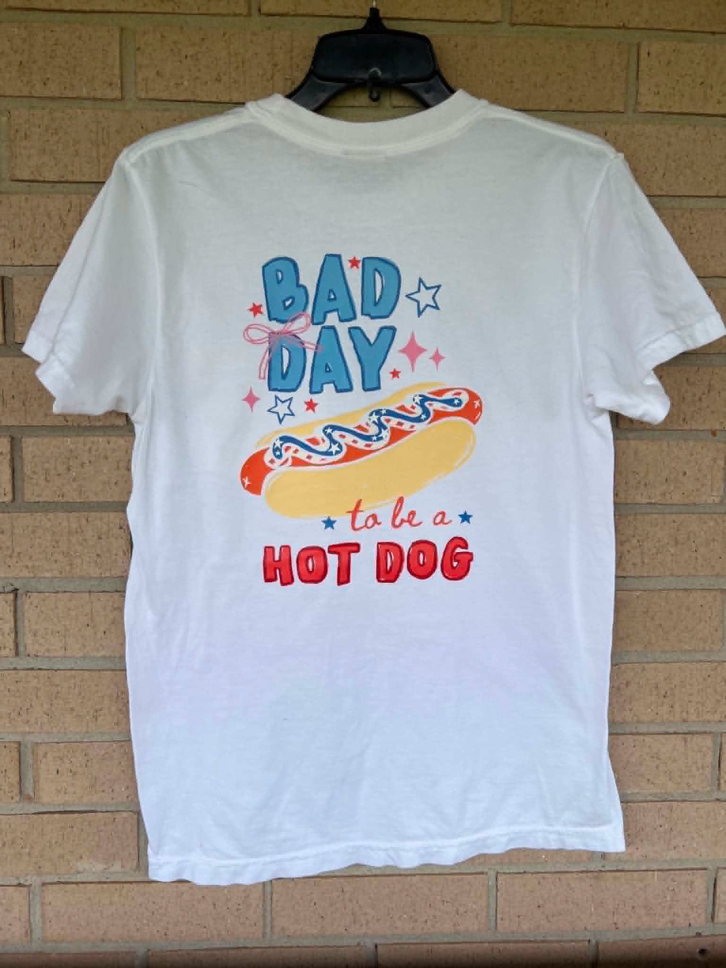 Bad day to be a hot dog tee
