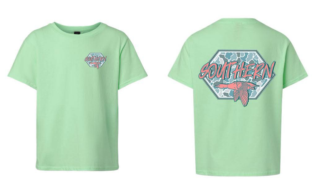 Camo southern duck tee