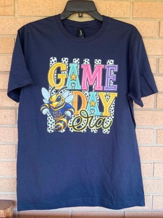 Colorful gameday era tee