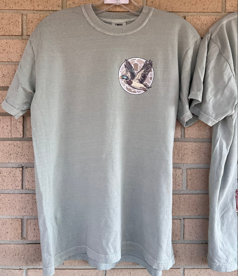 Duck call flag tee