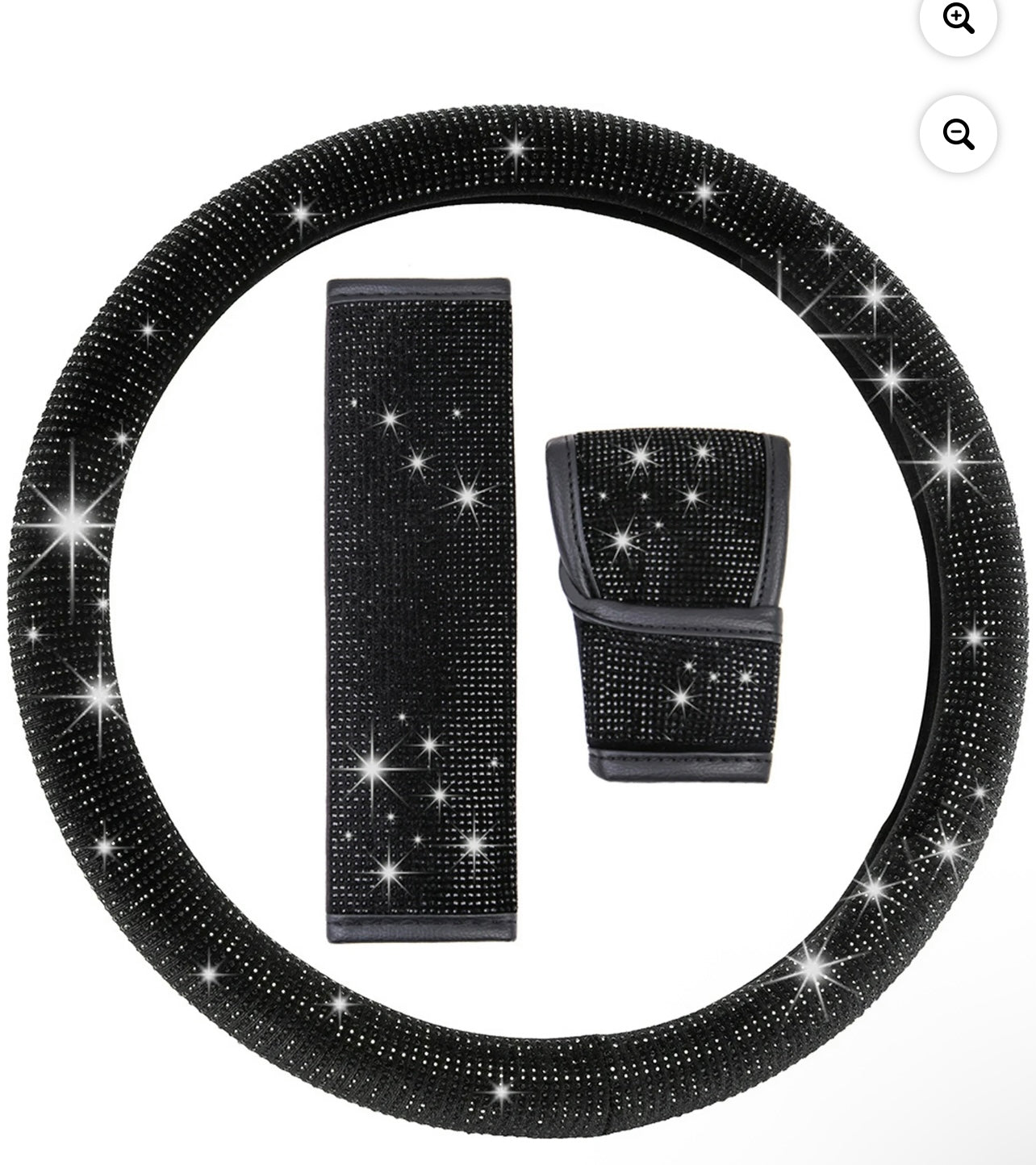3 piece bling car kit