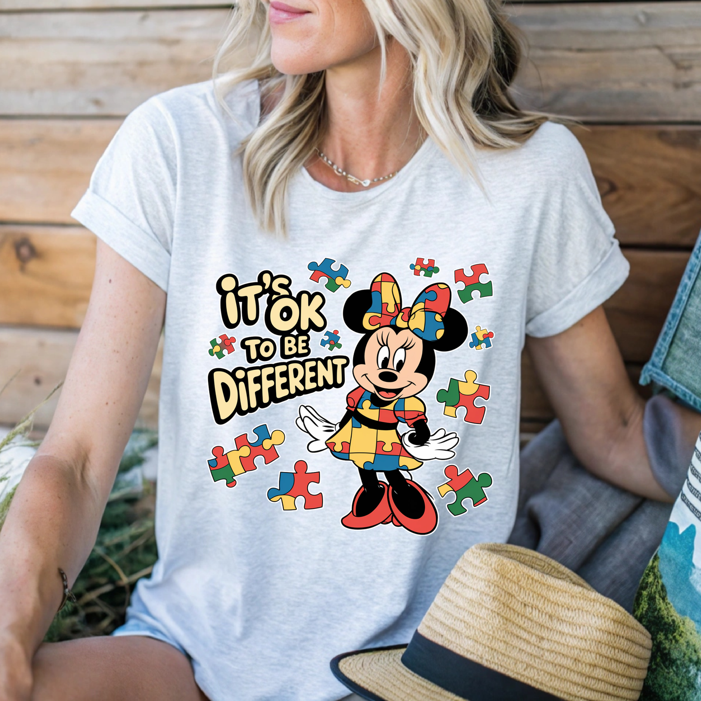 Its Ok to be different minnie shirt
