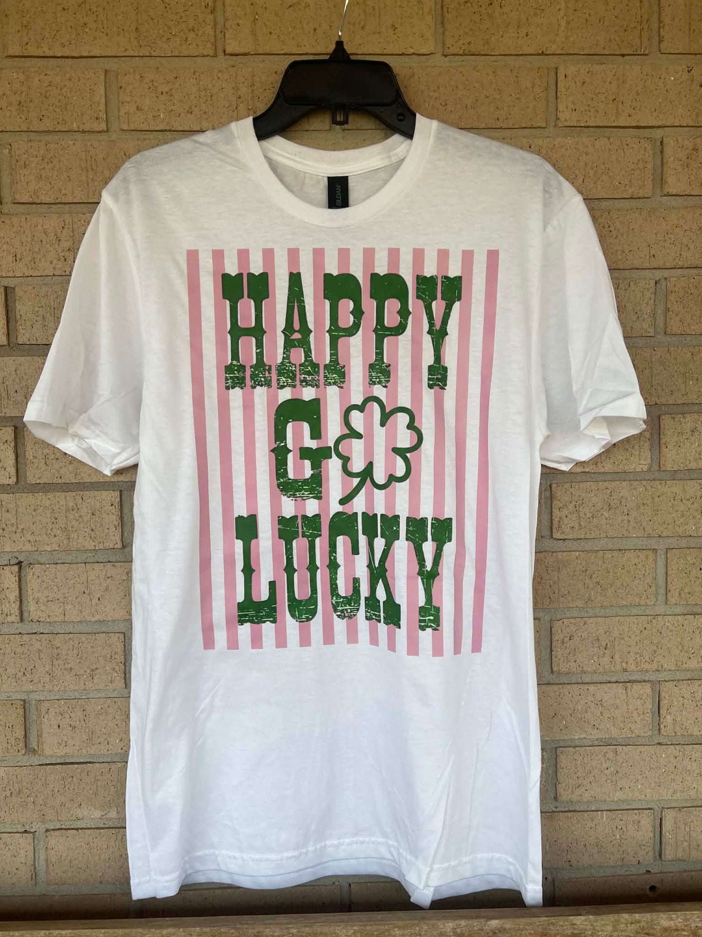 Happy Go Lucky St. Patrick day tee
