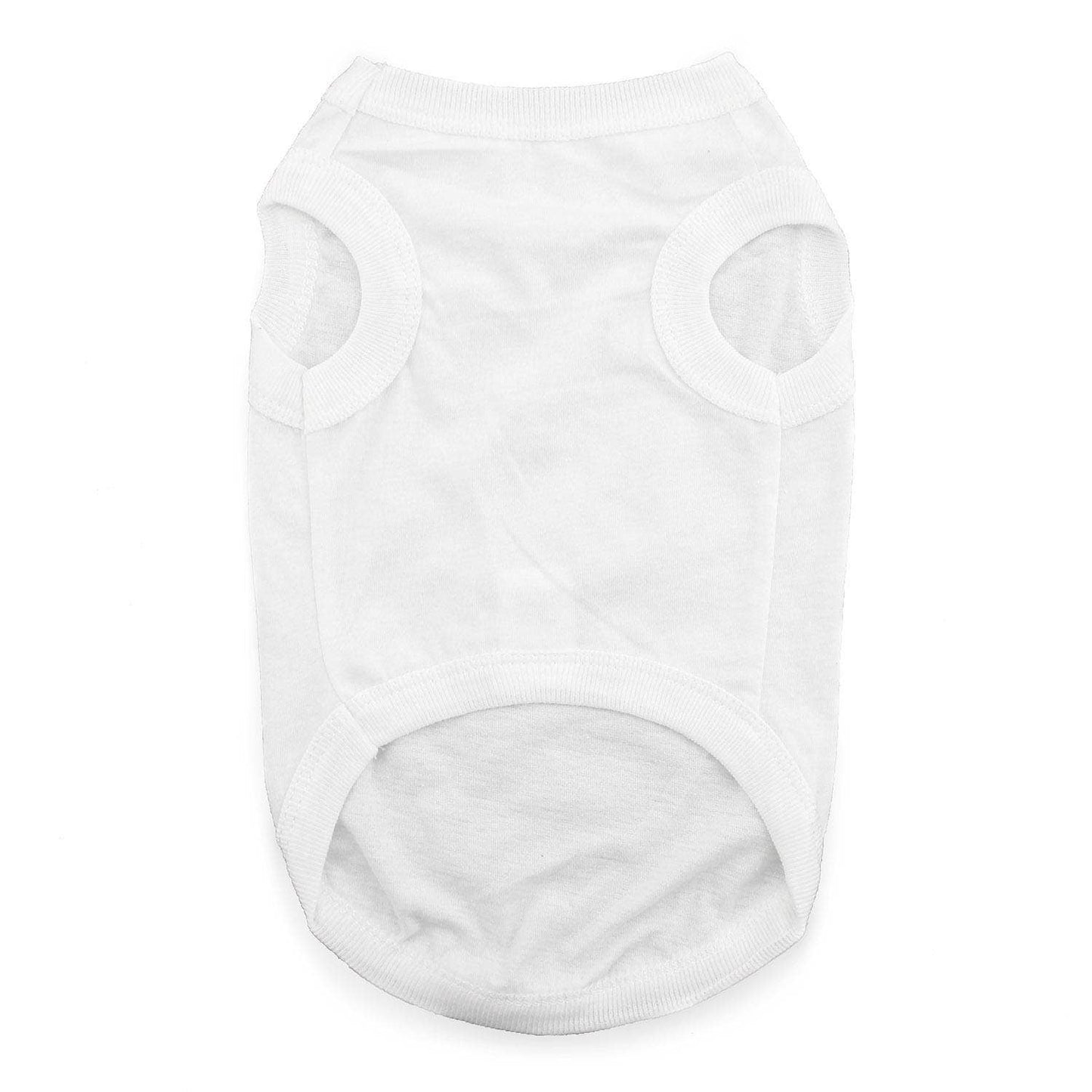 Cotton Dog Tank - White: 2X-Large