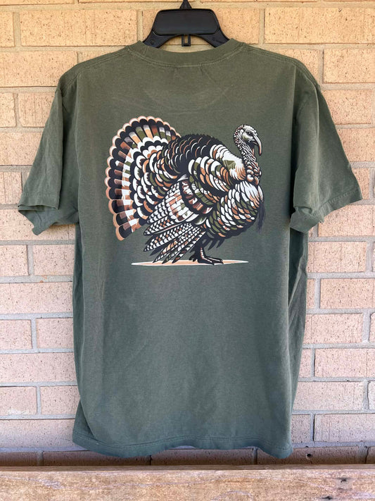 Camo turkey tee gobbler tee