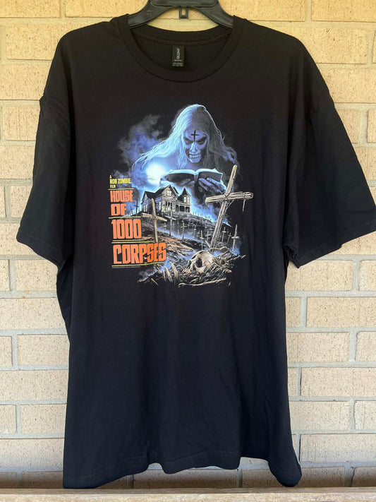 A Rob zombie film House of a 1000 corpses tee