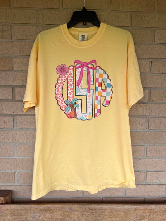 Summer initial tees
