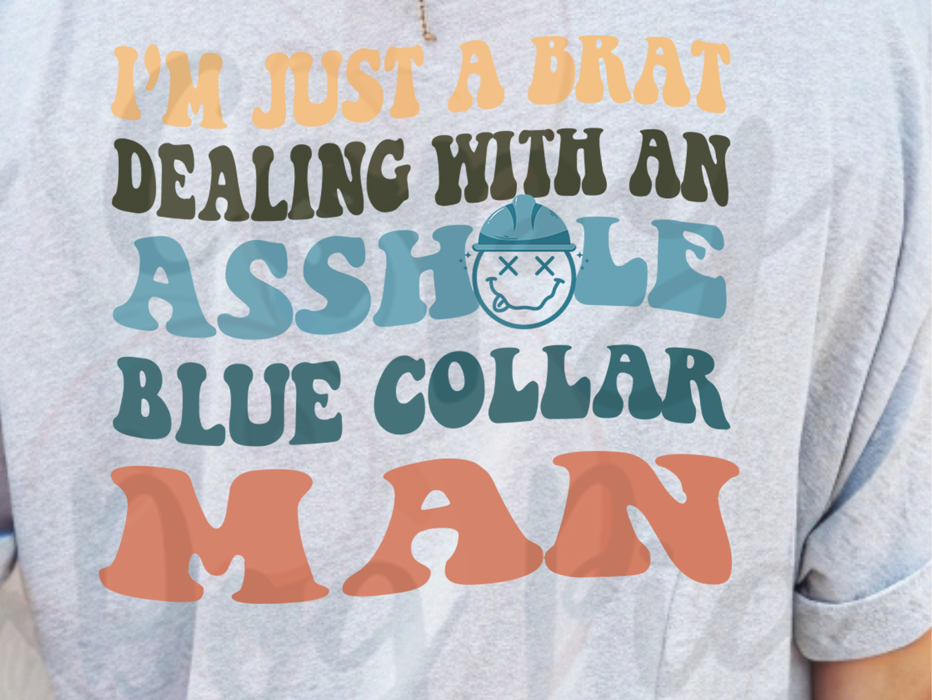 Blue Collar Better Half png file only