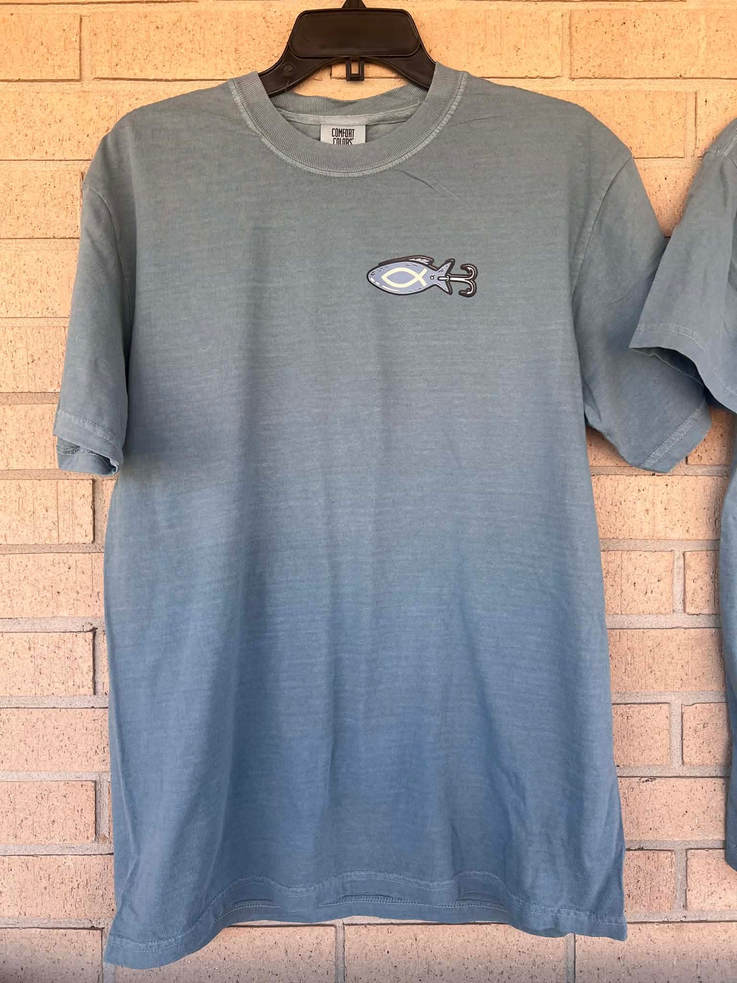 hooked on Jesus Mark 1:17 with fishing lures tee