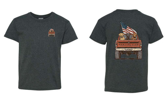 Hunting Club truck tee with dogs
