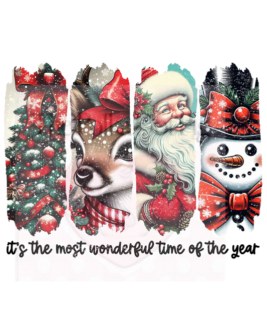 Retro It's the most wonderful time of the year Print ONLY