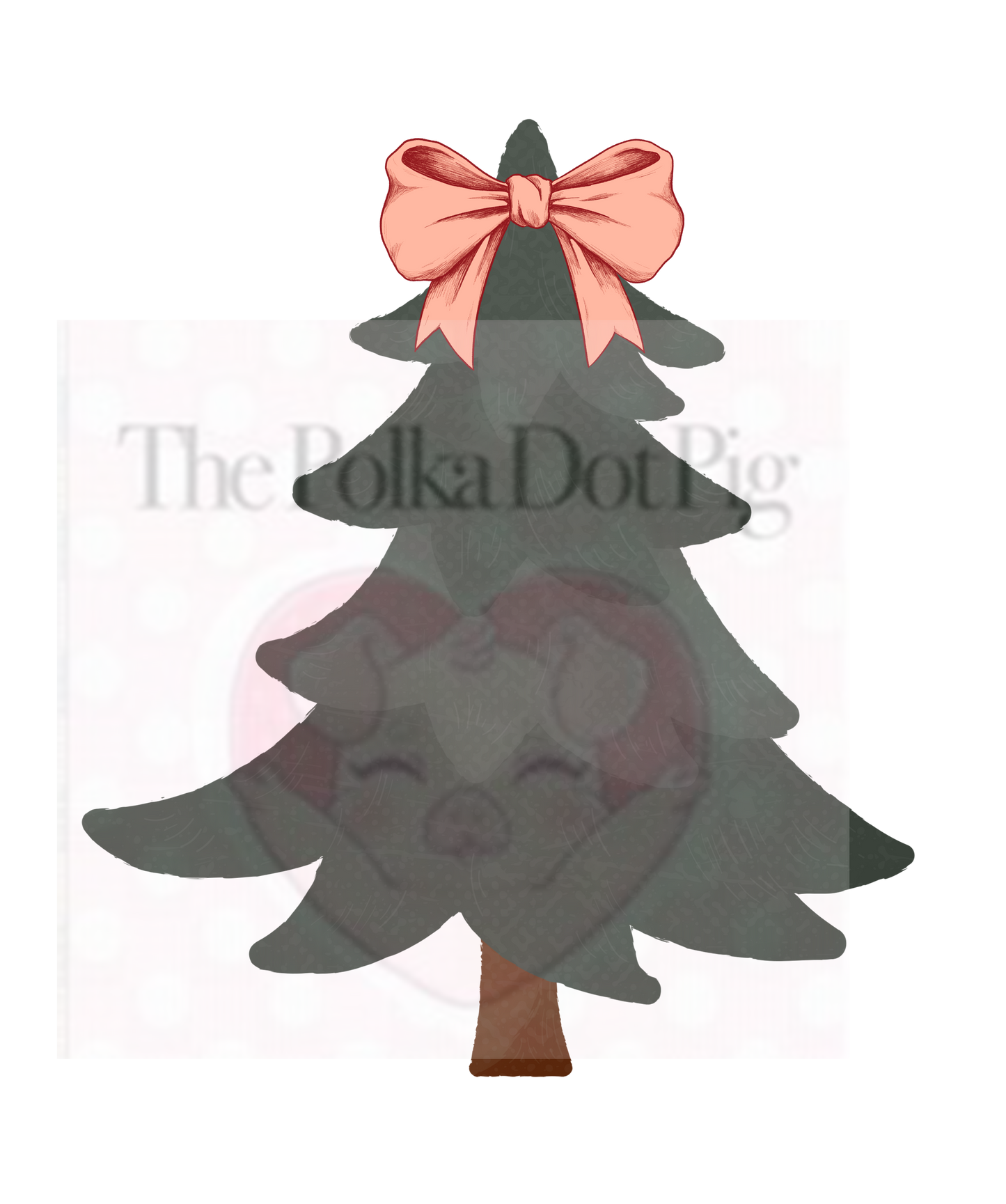 Have Yourself A Merry Little Christmask Tree Pocket  PRINT ONLY