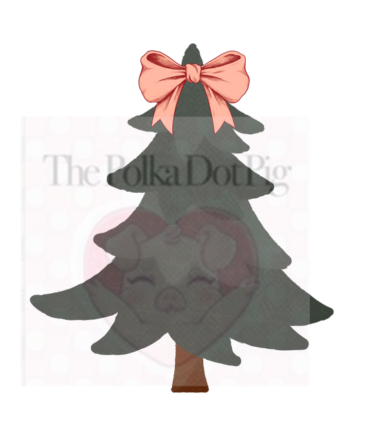 Have Yourself A Merry Little Christmask Tree Pocket  PRINT ONLY