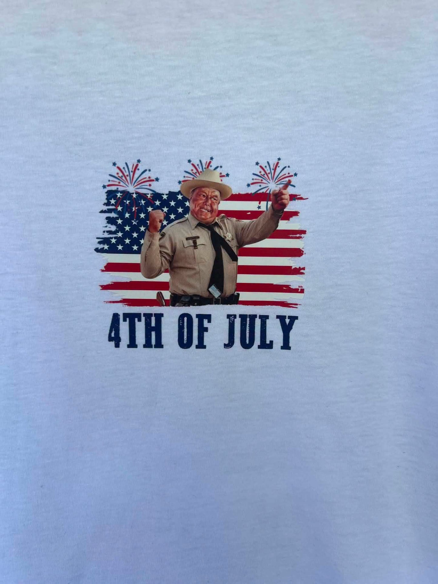 happy 4th tee Sheriff Buford T. Justice smokey and the bandit tee