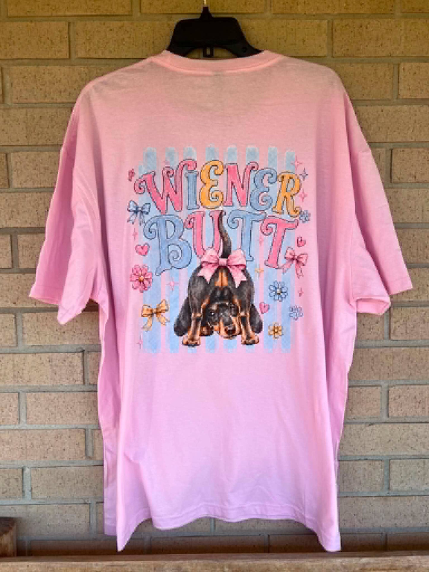Guess what wiener butt tee